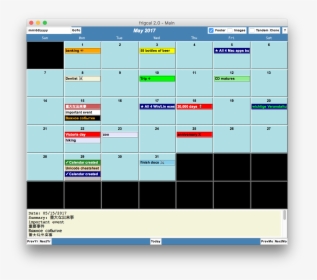 Python Calendar Gui, HD Png Download, Transparent PNG