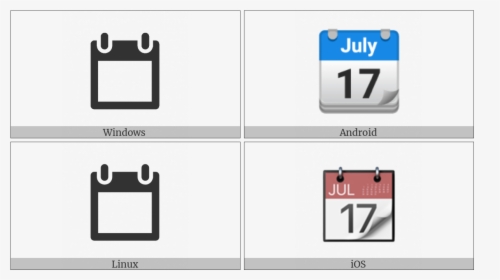Tear-off Calendar On Various Operating Systems, HD Png Download, Transparent PNG