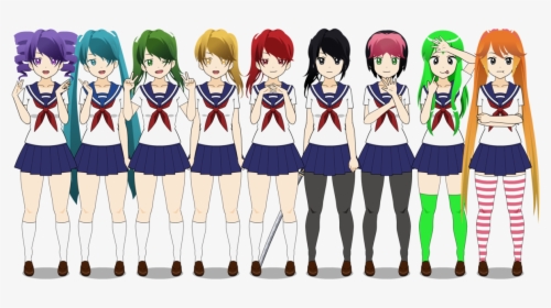 Anime Yandere Simulator Characters, HD Png Download, Transparent PNG