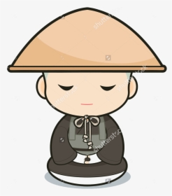 Monasticism Clipart - Buddhism In Japan Cartoon, HD Png Download, Transparent PNG