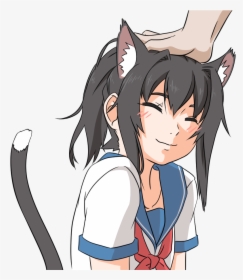 Yandere Chan As A Cat, HD Png Download, Transparent PNG