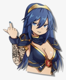 Image Of Tatted Lucina - Cartoon, HD Png Download, Transparent PNG