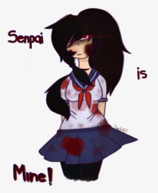 Yandere Simulator By Nessiemccormick On - Yandere Simulator Ayano And Senpai, HD Png Download, Transparent PNG