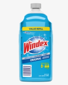 Windex Original Glass Cleaner 2l Cappedbottle - Windex Refill, HD Png Download, Transparent PNG