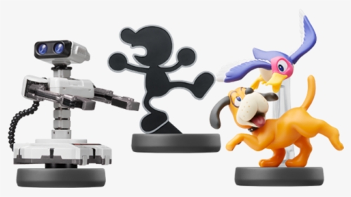 Rob Mr Game And Watch Duck Hunt Amiibo, HD Png Download, Transparent PNG
