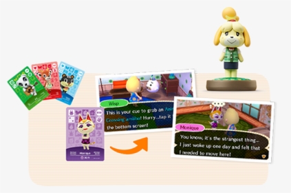 Scanning Amiibo In Animal Crossing New Leaf - Animal Crossing New Leaf Amiibo Figuren, HD Png Download, Transparent PNG