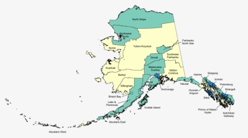 Map Of Alaska, HD Png Download, Transparent PNG