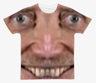 Michael Rosen ﻿classic Sublimation Adult T-shirt   - Michael Rosen Funny Face, HD Png Download, Transparent PNG