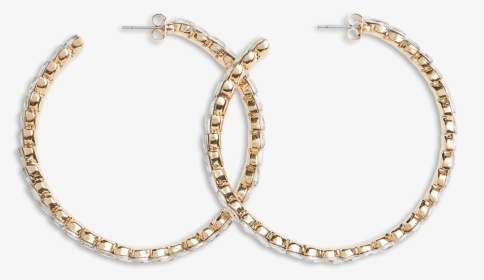 Hoop Earrings Yellow - Necklace, HD Png Download, Transparent PNG