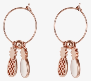 Zegl Pineapple Shaped Hoop Earrings Korean Style Women - Earrings, HD Png Download, Transparent PNG