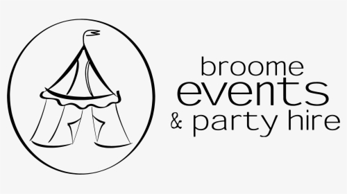 Broome Events And Party Hire - Line Art, HD Png Download, Transparent PNG