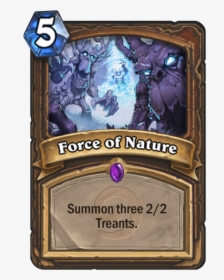 Force Of Nature Hearthstone, HD Png Download, Transparent PNG