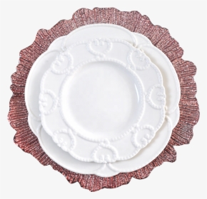 Elegant Wedding Custom Ceramic Porcelain Plates Serving - Placemat, HD Png Download, Transparent PNG