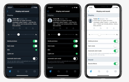 Twitter Lights Out Dark Mode - Twitter Lights Out Mode, HD Png Download, Transparent PNG