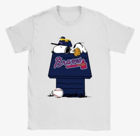 Atlanta Braves Snoopy And Woodstock Resting Together - Cartoon, HD Png Download, Transparent PNG
