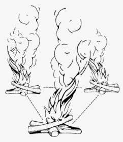 Signal Fire Drawing, HD Png Download, Transparent PNG