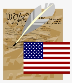 Government Clipart Constitution - Usa Flag, HD Png Download, Transparent PNG
