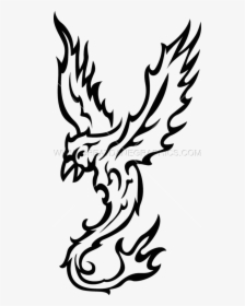 Transparent Phoenix Clipart Black And White - Transparent Phoenix White Head, HD Png Download, Transparent PNG