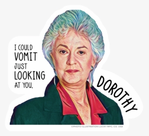 Golden Girls Quotes Sticker Set - Senior Citizen, HD Png Download, Transparent PNG