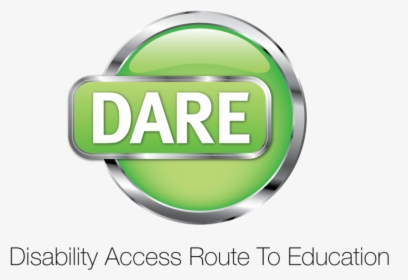 Dare Logo With Writing Disability Access Route To Education - Disability Access Route To Education, HD Png Download, Transparent PNG