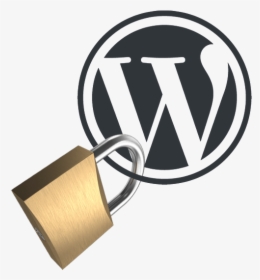Wordpress Icon With Security Padlock - Wordpress Icon, HD Png Download, Transparent PNG
