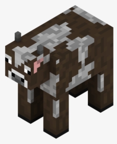 Minecraft Cow Png - Mc Cow, Transparent Png, Transparent PNG