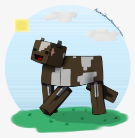 Cow Clipart Derpy - Minecraft Cow Transparent Face, HD Png Download, Transparent PNG