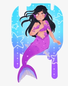 Clip Art Mermaids Tumblr - Aphmau As A Mermaid, HD Png Download, Transparent PNG