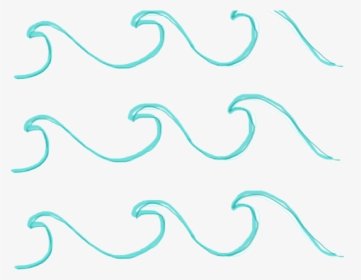 Mermaid Tail Clipart Tumblr Transparent - Desenho De Ondas Do Mar, HD Png Download, Transparent PNG