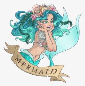 Drawings Mermaid, HD Png Download, Transparent PNG