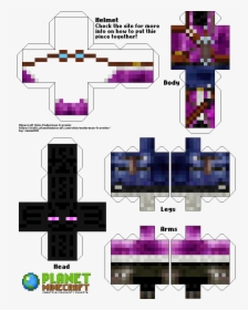 Enderdemonpic Zpscfepng - Minecraft Skin Ender - Free Transparent