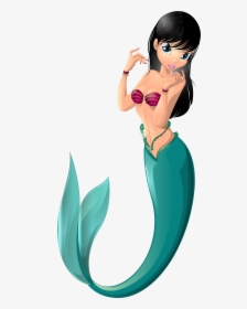 Mermaid Cartoon, HD Png Download, Transparent PNG