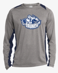 Syracuse Crunch Adult Long Sleeve Heather Colorblock - Justified T Shirt, HD Png Download, Transparent PNG