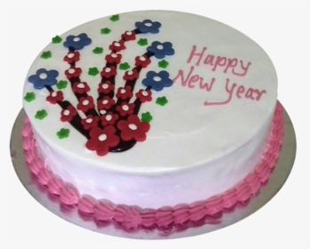 New Year Black Forest Cake - Birthday Cake, HD Png Download, Transparent PNG