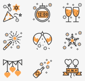 New Year Free Icon, HD Png Download, Transparent PNG
