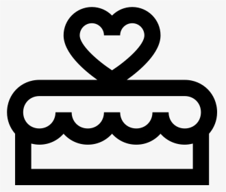 Wedding Cake Clipart Icon - Transparent Birthday Icon Png, Png Download, Transparent PNG