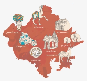 Jaipur On India Map, HD Png Download, Transparent PNG