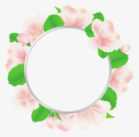 Round Flower Frame Png, Transparent Png, Transparent PNG