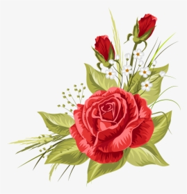 Wedding Invitation Rose Clip Art - Beautiful White And Red Rose Flower, HD Png Download, Transparent PNG