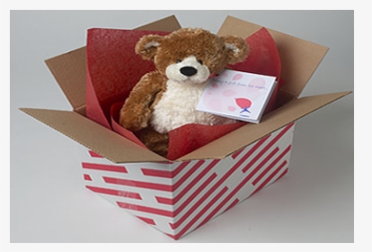 Teddy Bear In A Box, HD Png Download, Transparent PNG