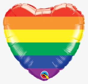 Rainbow Heart Foil Balloon - Rainbow Love Hearts, HD Png Download, Transparent PNG
