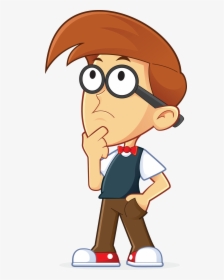 Cartoon Thought Clip Art - Animated Man Thinking Png, Transparent Png, Transparent PNG