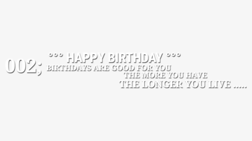 Png Text For Birthday, Transparent Png, Transparent PNG