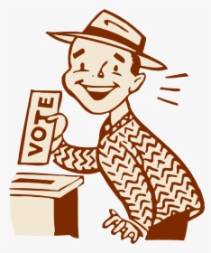Voting Character Clipart - People Voting, HD Png Download, Transparent PNG