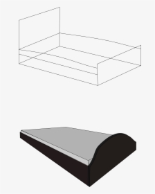3d Bed, No Background Clip Arts - Bed Frame, HD Png Download, Transparent PNG