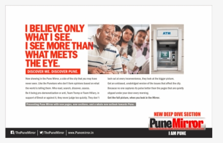The Re-energized And Revitalized Pune Mirror - Times Of India Vs Hindu, HD Png Download, Transparent PNG