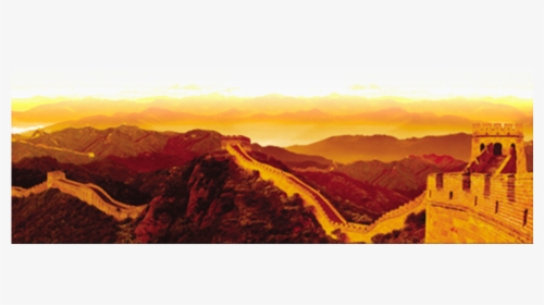 This Graphics Is Great Wall Sunset, Golden Hd, Beautiful - Summit, HD Png Download, Transparent PNG