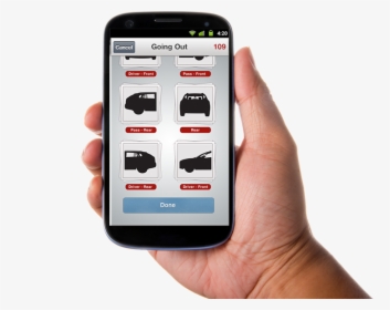 Phone In Hand - Car Damages Scanning App, HD Png Download, Transparent PNG