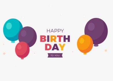 Birthday Png Text - Happy Birthday Png 2018, Transparent Png, Transparent PNG