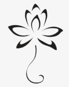 Lotus Tattoo Png, Transparent Png, Transparent PNG
